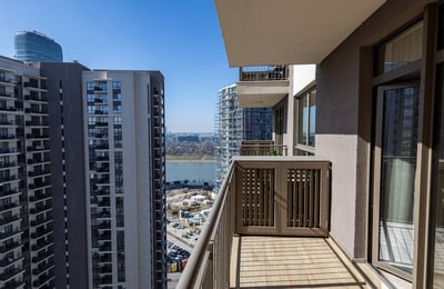 Аренда современной 2-комнатной квартиры, 55 м², ЖК BW Aurora, район Белград-на-Воде, Белград, Сербия